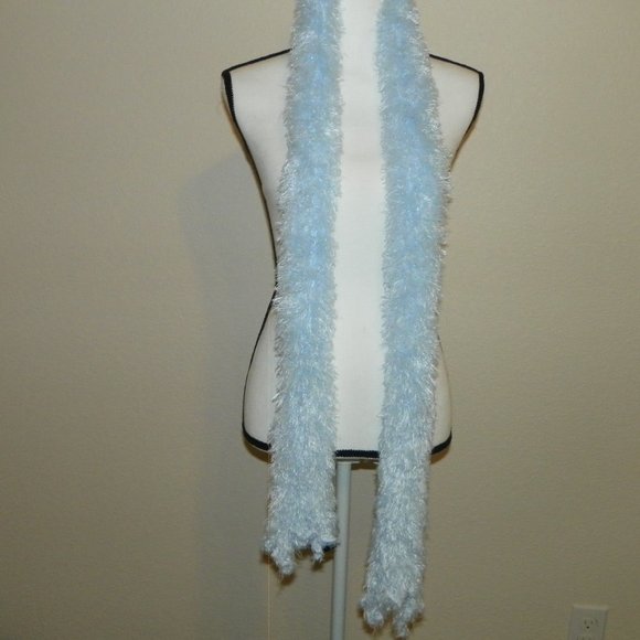 Scarf LOT 3 Blue Black White Neck Wrap - Picture 6 of 7